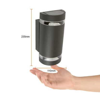 Lámpara de Pared TECNOLITE TOLEDO Negro 12W No incluye foco