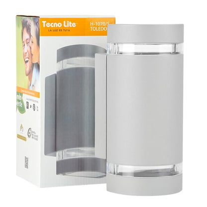 Lámpara de Pared TECNOLITE TOLEDO Plateado 12W No incluye foco