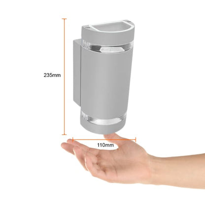 Lámpara de Pared TECNOLITE TOLEDO Plateado 12W No incluye foco