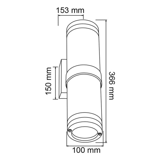 Lámpara de Pared TECNOLITE TOLEDO I Plateado 40W No incluye foco