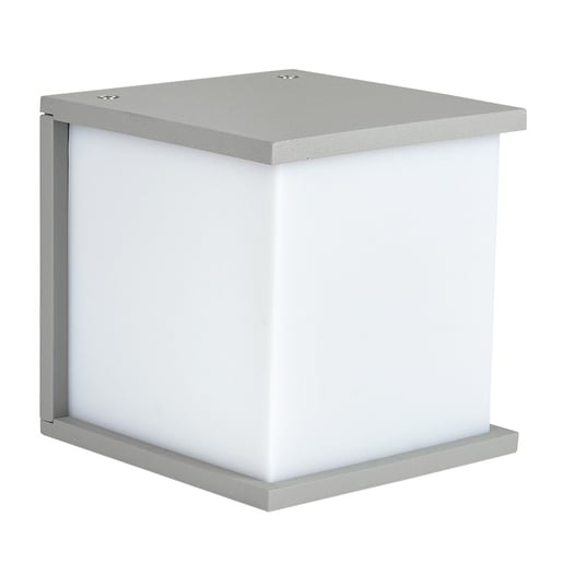 Lámpara de Pared TECNOLITE TOULON Plateado 15W No incluye foco