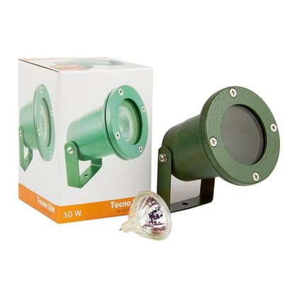 Lámpara Sumergible TECNOLITE DENIA Verde 50W Luz cálida