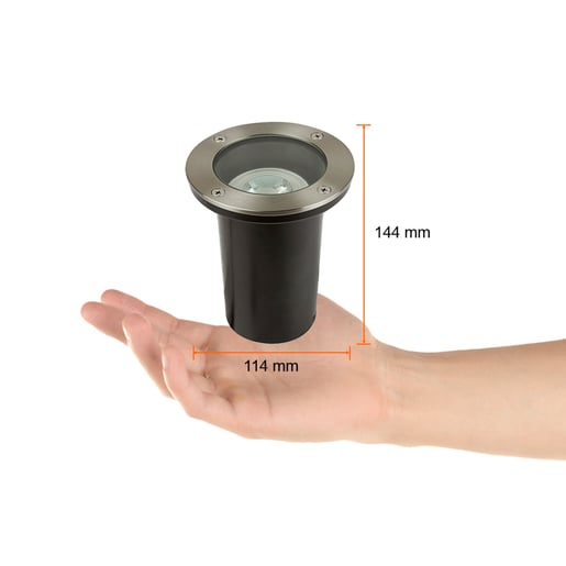 Lámpara Empotrable TECNOLITE CONSTANZA I Plateado 50W No incluye foco