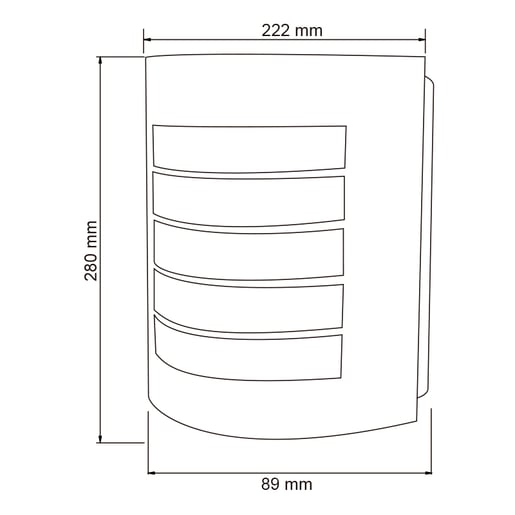 Lámpara Decorativa TECNOLITE TURIN Plateado 8.5W No incluye foco
