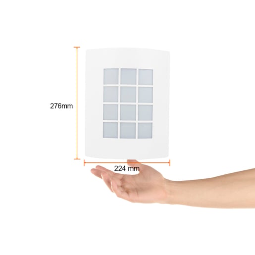 Lámpara Decorativa TECNOLITE TURIN I Blanco 8.5W No incluye foco