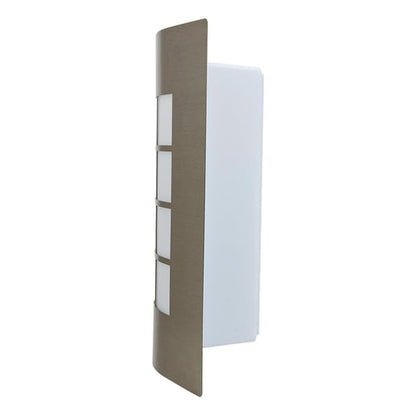 Lámpara de Pared TECNOLITE TURIN I Plateado 8.5W No incluye foco