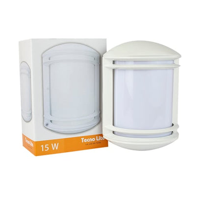 Lámpara de Pared TECNOLITE URBINO Blanco 15W No incluye foco