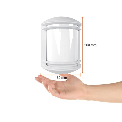 Lámpara de Pared TECNOLITE URBINO Blanco 15W No incluye foco