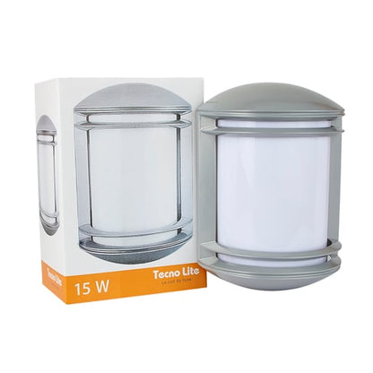 Lámpara de Pared TECNOLITE URBINO Plateado 15W No incluye foco