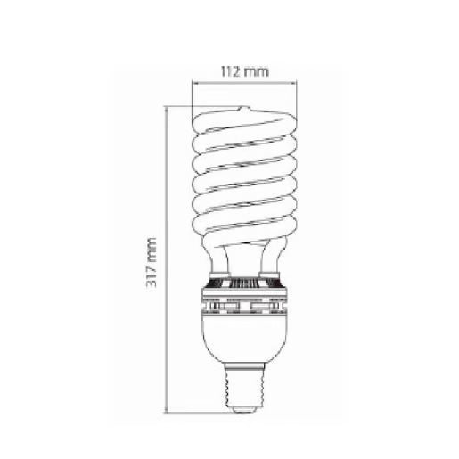Foco Fluorescente TECNOLITE Blanco 100W Blanco frío 220V