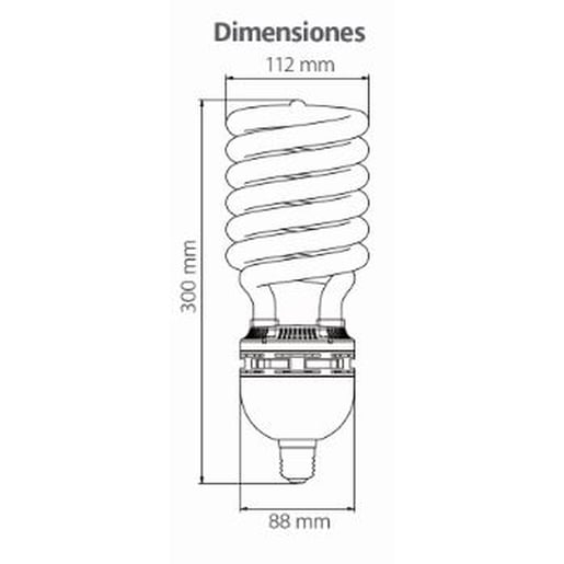 Foco Fluorescente TECNOLITE Blanco 100W Blanco frío