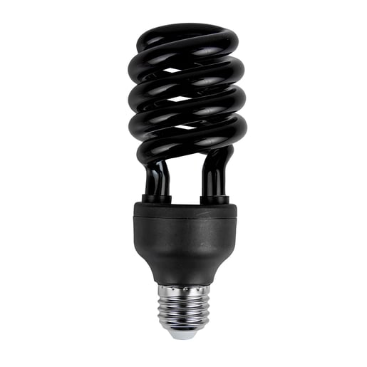 Foco Fluorescente TECNOLITE Negro 20W Ultravioleta
