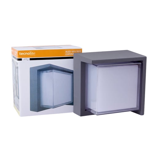 Lámpara Decorativa TECNOLITE COPEINA Gris 15W Luz cálida