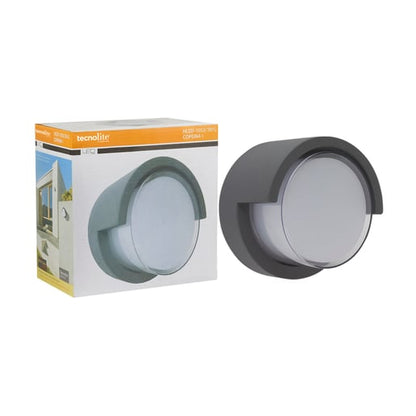 Lámpara de Pared TECNOLITE COPEINA I Gris 15W Luz cálida