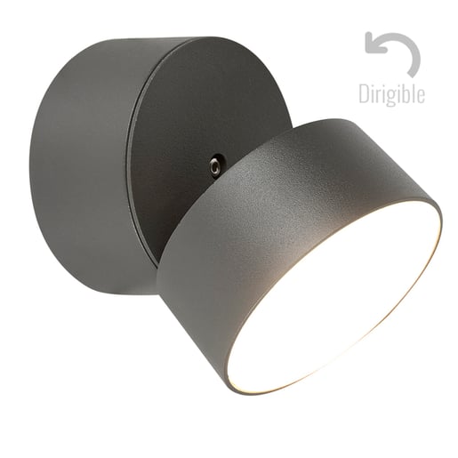 Lámpara de Pared TECNOLITE PROCYON Gris 10W Luz cálida