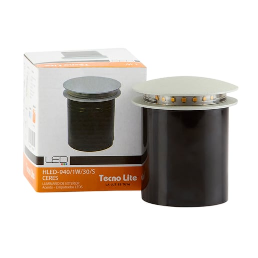 Lámpara Decorativa TECNOLITE CERES Gris 1W Luz cálida
