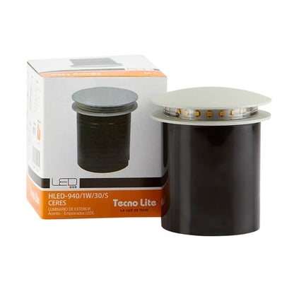 Lámpara Decorativa TECNOLITE CERES Gris 1W Luz cálida