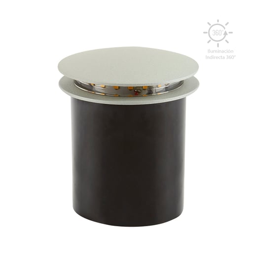 Lámpara Decorativa TECNOLITE CERES Gris 1W Luz cálida