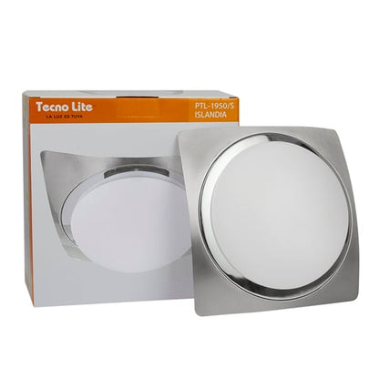 Lámpara Decorativa TECNOLITE ISALNDIA Plateado 20W No incluye foco