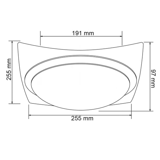 Lámpara Decorativa TECNOLITE ISALNDIA Plateado 20W No incluye foco