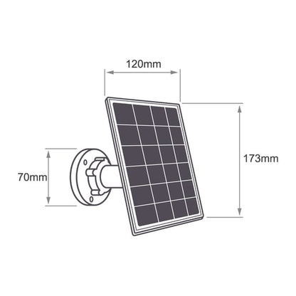Lámpara Solar TECNOLITE SUNPOWER SMART Blanco/Negro 3W No incluye foco