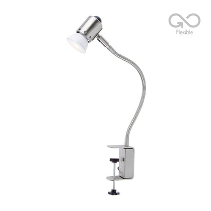 Lámpara de Escritorio TECNOLITE BELLA I Plateado 3W Luz cálida