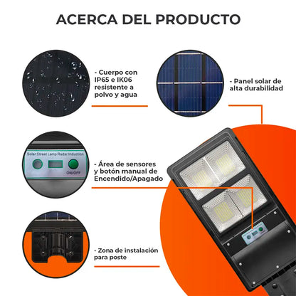 Lámpara Decorativa TECNOLITE CORONA I Negro 40W Blanco frío