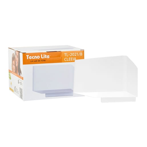 Lámpara Arbotante TECNOLITE CLEEIA Blanco 6W No incluye foco