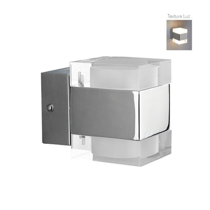 Lámpara Decorativa TECNOLITE FONTANA Cromado 6W Luz cálida